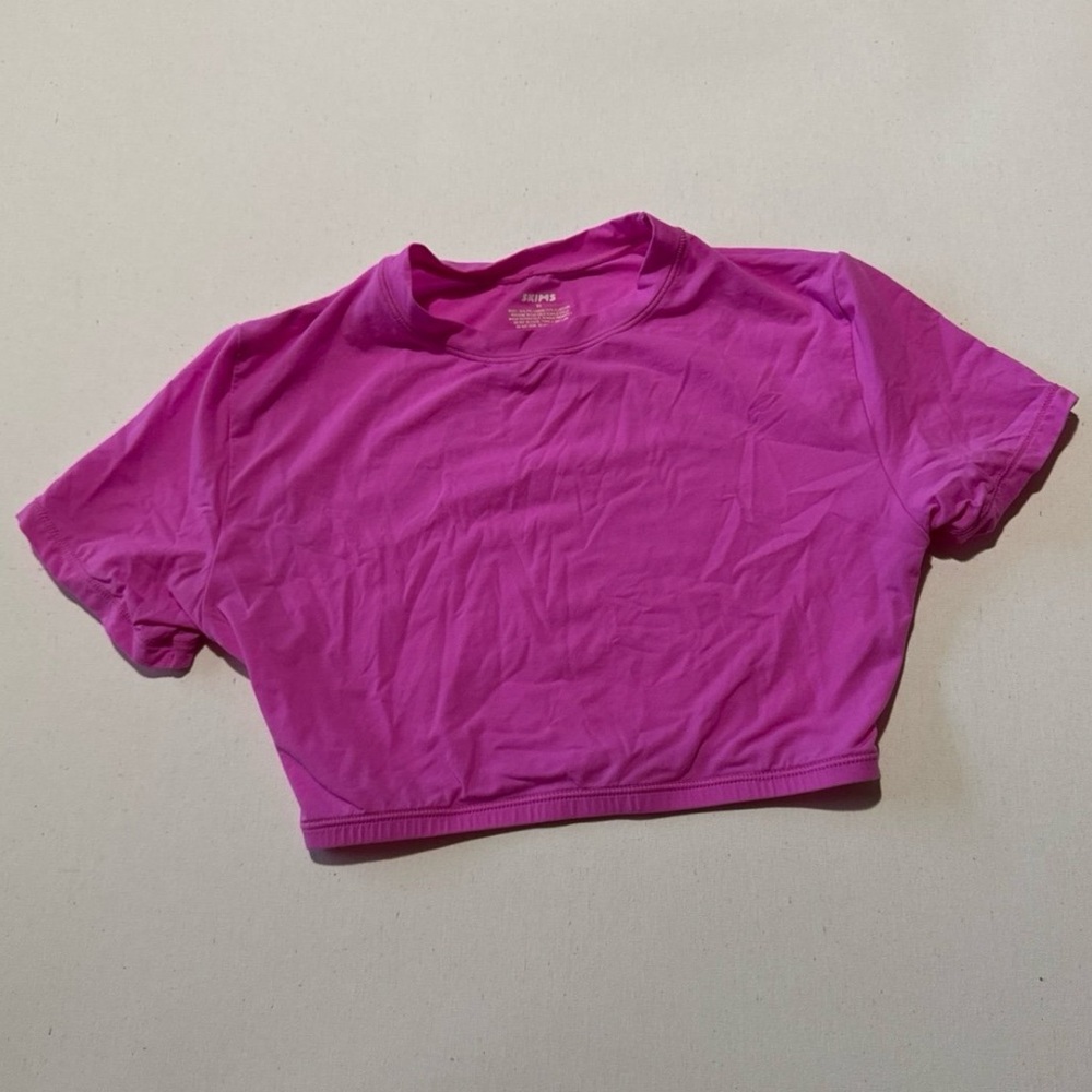 Skims Fits Everybody Cropped T-shirt